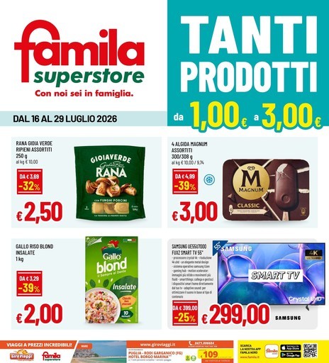 Volantino Famila Superstore