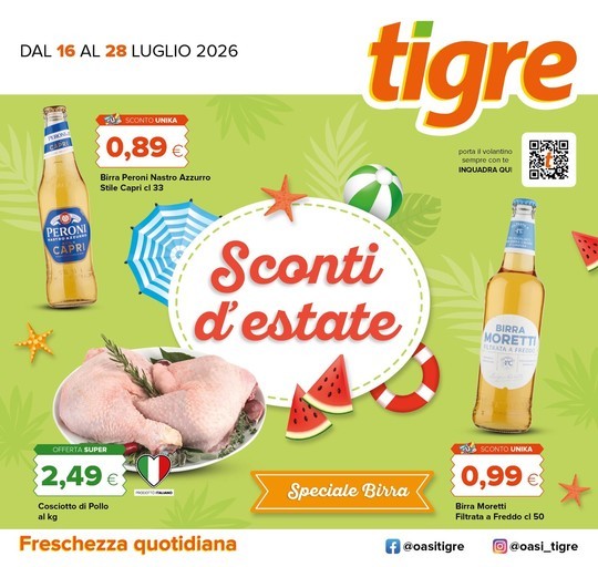 Volantino Tigre