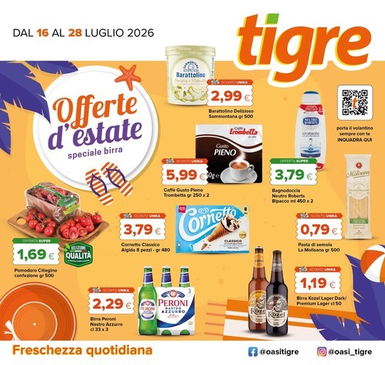 Volantino Tigre