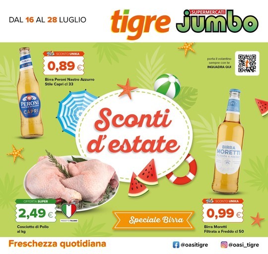 Volantino Tigre