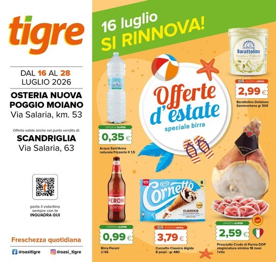 Volantino Tigre