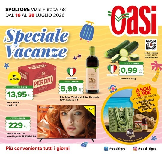 Oasi - Speciale vacanze