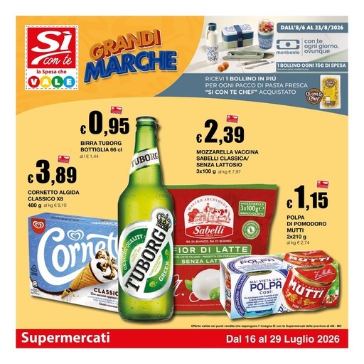 Si con te supermercati - Grandi Marche
