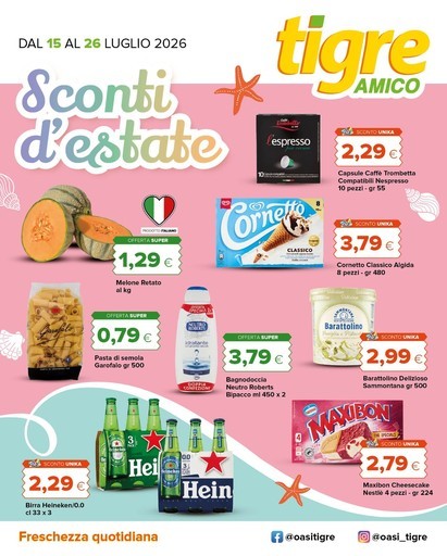Volantino Tigre Amico