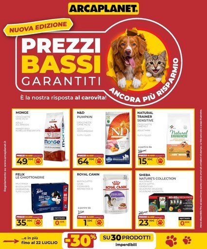 Volantino Arcaplanet