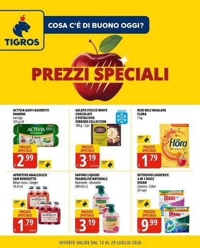 Tigros - Prezzi speciali