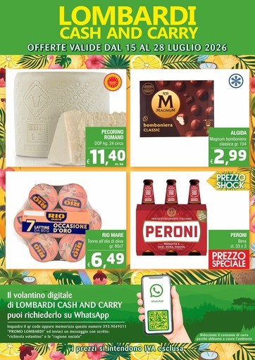Volantino Lombardi Cash and Carry