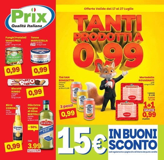 Volantino Prix