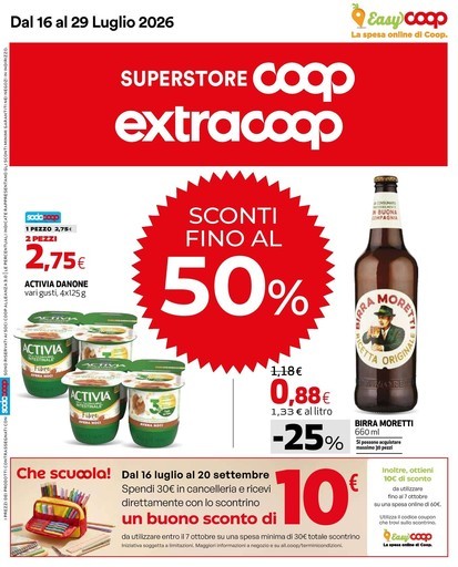 Ipercoop - Sconti fino al 50%