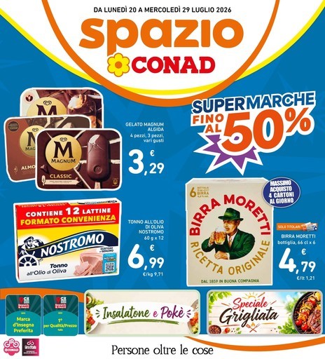 Spazio Conad - SUPERMARCHE FINO AL 50%