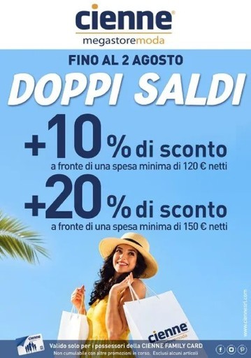 Volantino Cienne Megastore Moda