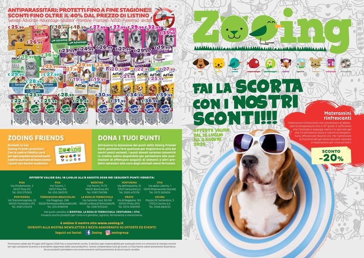 Zooing - Pieghevole zooing offerte