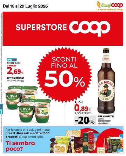 Volantino Coop Alleanza Superstore