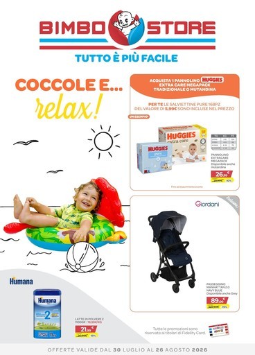 Volantino BimboStore