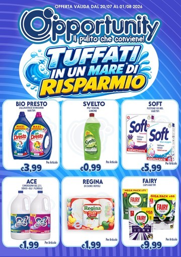 Volantino Opportunity Shop