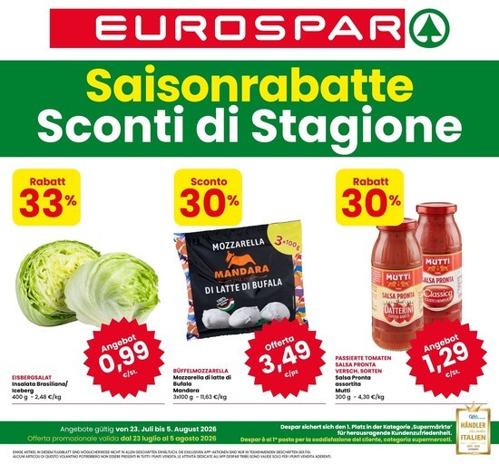Volantino Eurospar