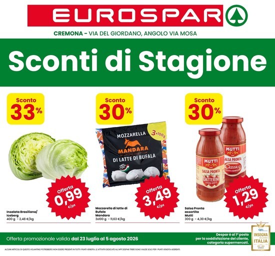 Volantino Eurospar