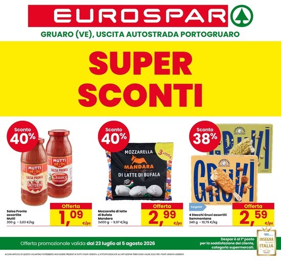 Eurospar - Super sconti