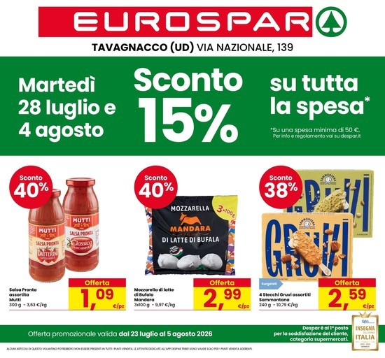 Volantino Eurospar