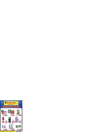 Italcash - Offerte valide dal 20 luglio al 1 agosto 2026