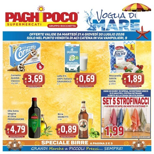 Volantino Paghi Poco
