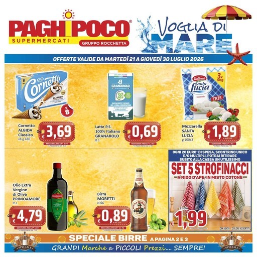 Volantino Paghi Poco
