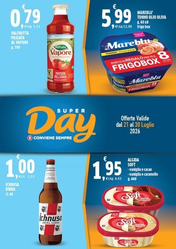 SuperDay - Offerte Valide dal 21 al 30 Luglio 2026