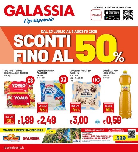 Volantino Galassia