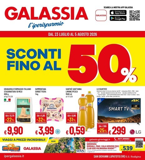 Galassia - Sconti fino al 50%