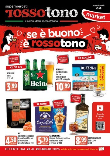 Volantino Supermercati Rossotono Market
