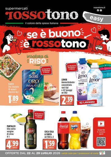 Volantino Supermercati Rossotono Easy