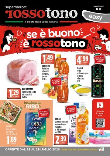 Volantino Supermercati Rossotono Easy
