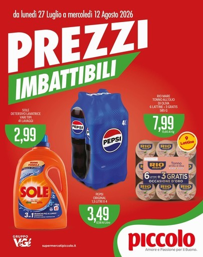 Supermercati Piccolo - Prezzi imbattibili