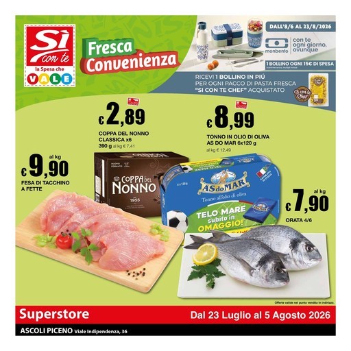 Volantino Si con te superstore
