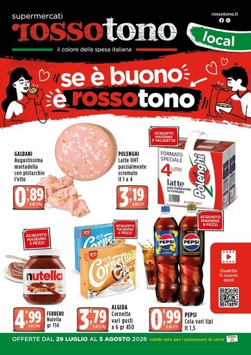 Volantino Supermercati Rossotono Local