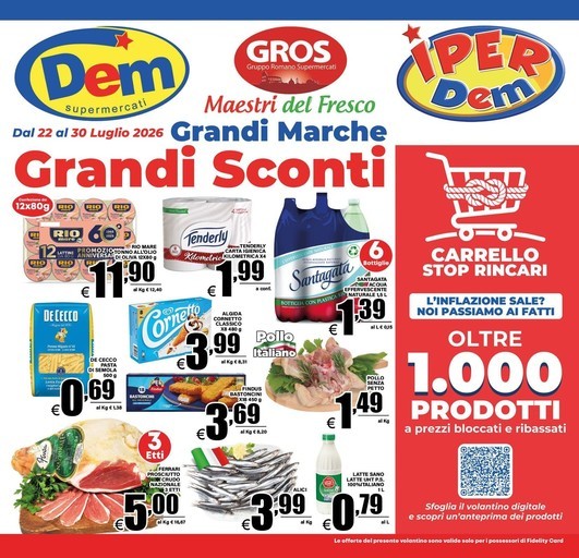Dem - Grandi sconti