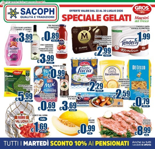 Sacoph - Speciale gelati