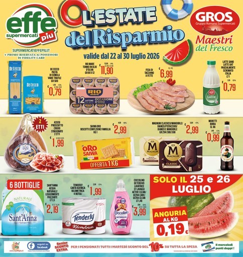 Supermercati Effepiù - L'estate del risparmio