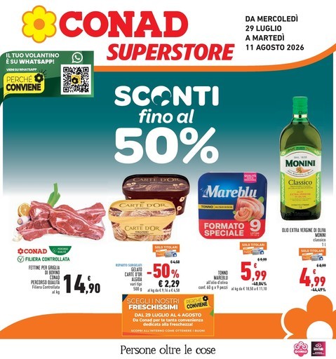 Conad Superstore - Sconti fino al 50%