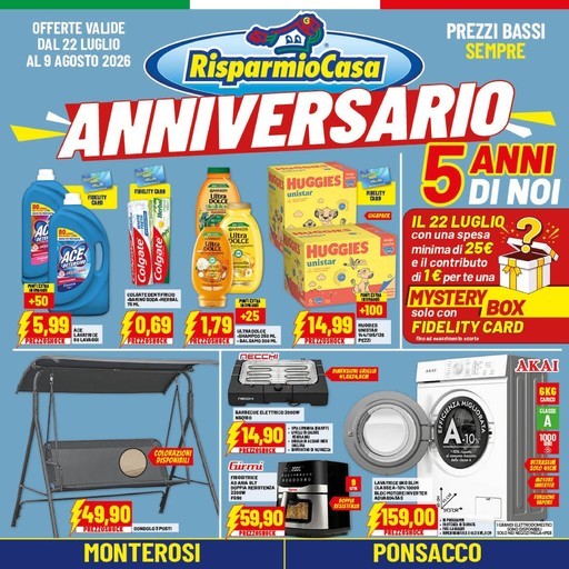 RisparmioCasa - ANNIVERSARIO