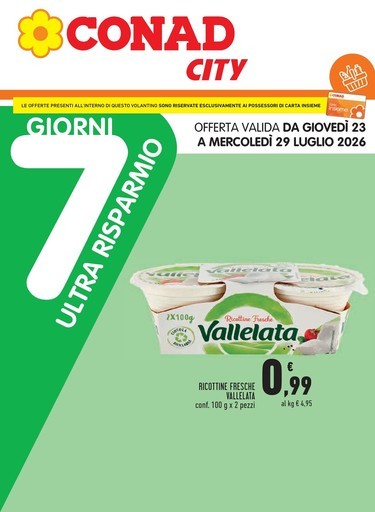 Volantino Conad City