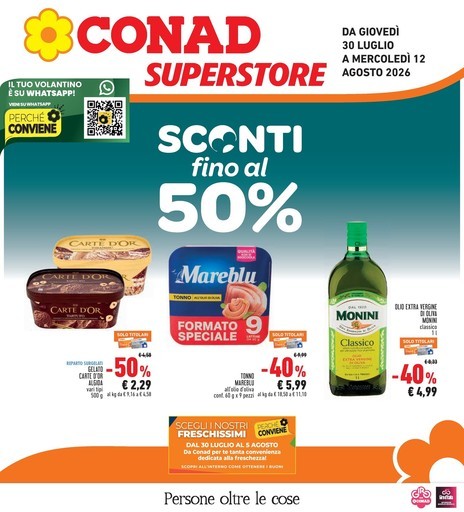 Conad Superstore - Sconti fino al 50%