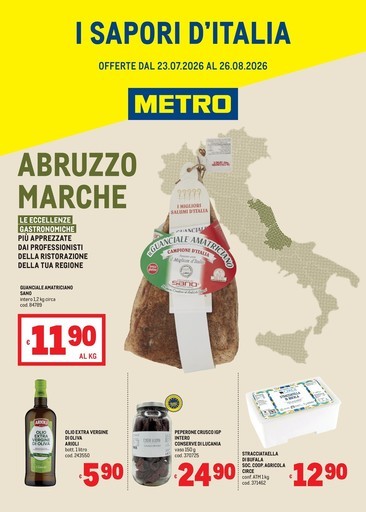 Metro - Sapori dItalia - ABRUZZO MARCHE
