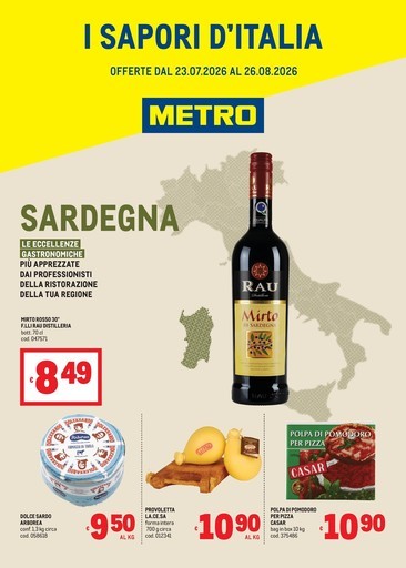 Metro - Sapori dItalia - SARDEGNA