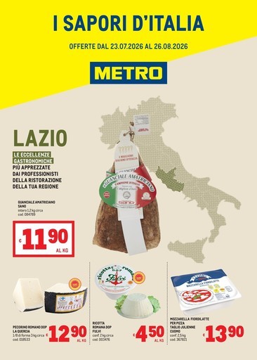 Metro - Sapori dItalia - LAZIO