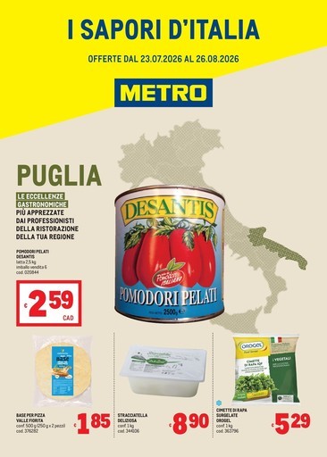Metro - Sapori dItalia - PUGLIA