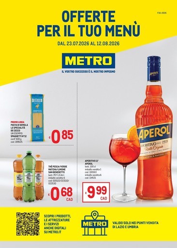 Metro - Offerte per il tuo menù - AREA 3