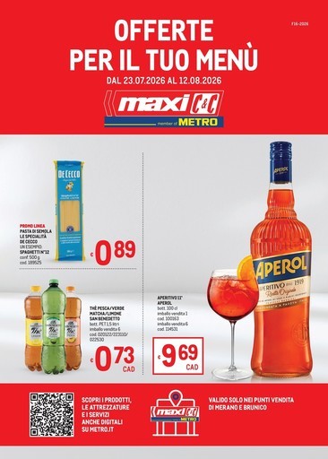 Metro - Offerte per il tuo menù - MAXI