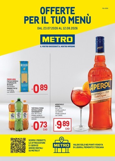 Metro - Offerte per il tuo menù - AREA 2