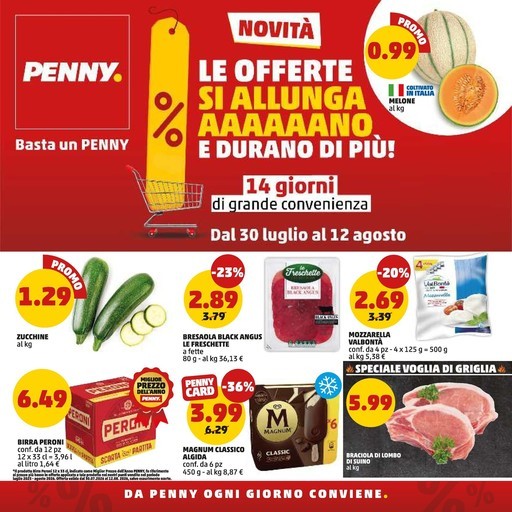 PENNY - Le offerte si allungano e durano di più